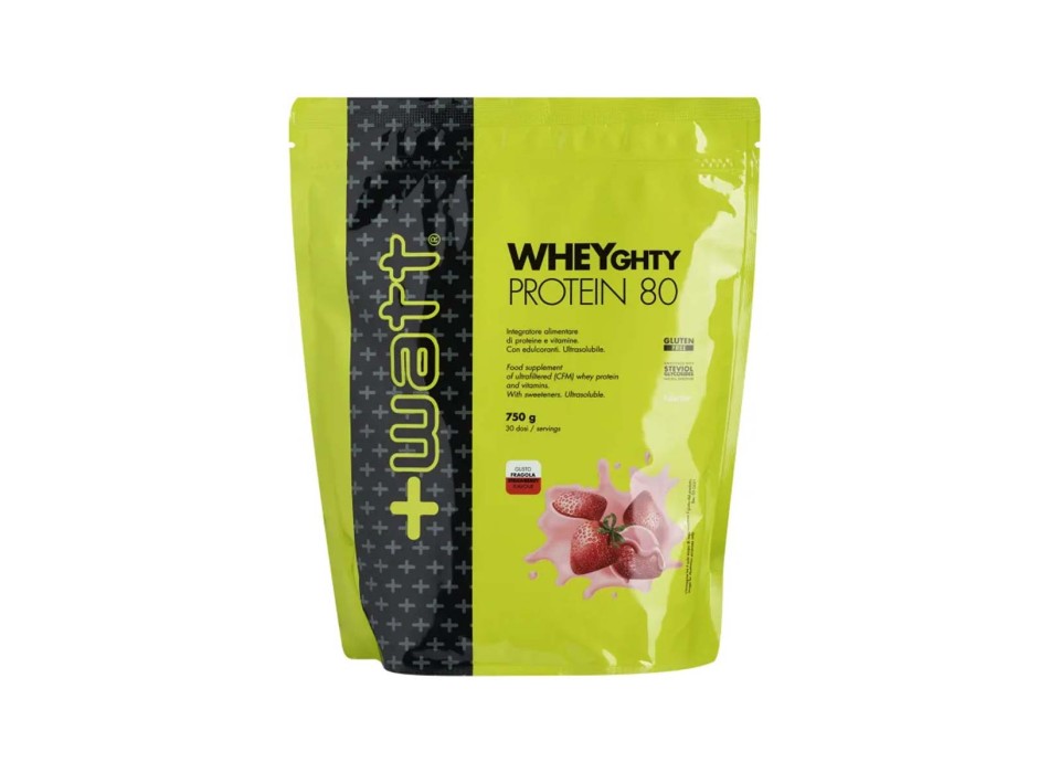 WHEYGHTY PROTEIN 80 DOYPACK - Proteine Concentrate del siero del latte +WATT