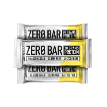 ZERO BAR - Barretta proteica a ridotto contenuto di carboidrati e zuccheri BIOTECH USA