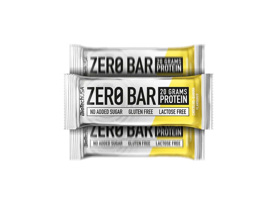 ZERO BAR - Barretta proteica a ridotto contenuto di carboidrati e zuccheri BIOTECH USA