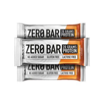 ZERO BAR - Barretta proteica a ridotto contenuto di carboidrati e zuccheri BIOTECH USA