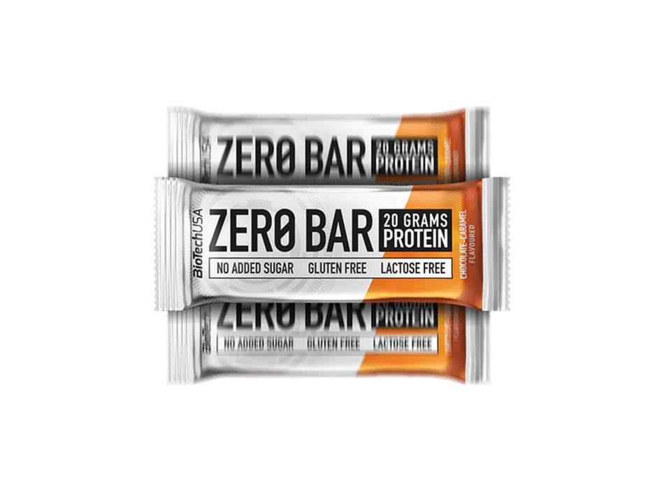 ZERO BAR - Barretta proteica a ridotto contenuto di carboidrati e zuccheri BIOTECH USA