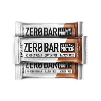 ZERO BAR - Barretta proteica a ridotto contenuto di carboidrati e zuccheri BIOTECH USA