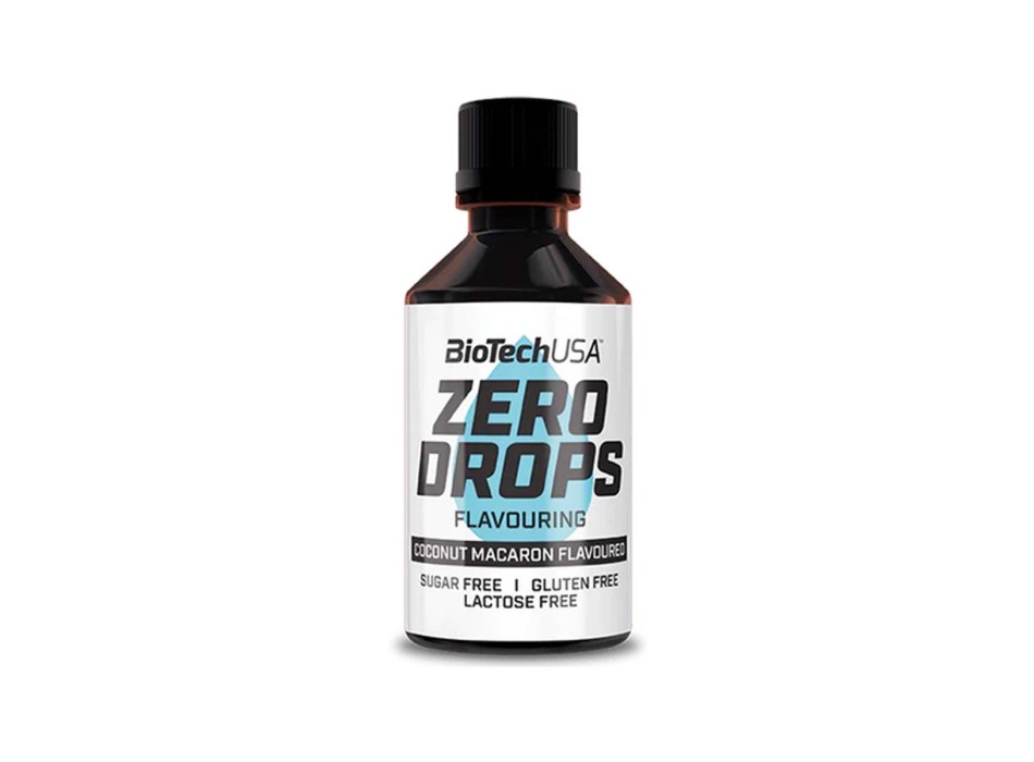 ZERO DROPS - Dolcificante aromatizzato in gocce BIOTECH USA