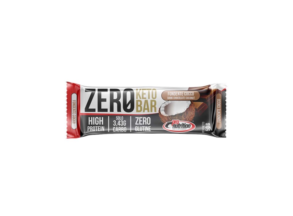 ZERO KETO BAR - Barretta proteica ideale per la dieta Ketogenica PRONUTRITION